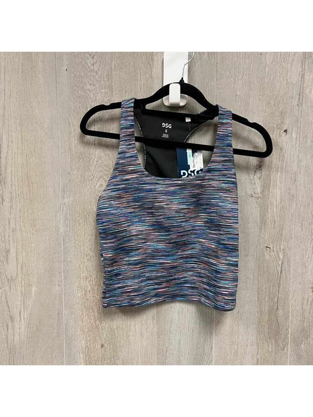 DSG Multicolor Racerback Sports Bra Size S